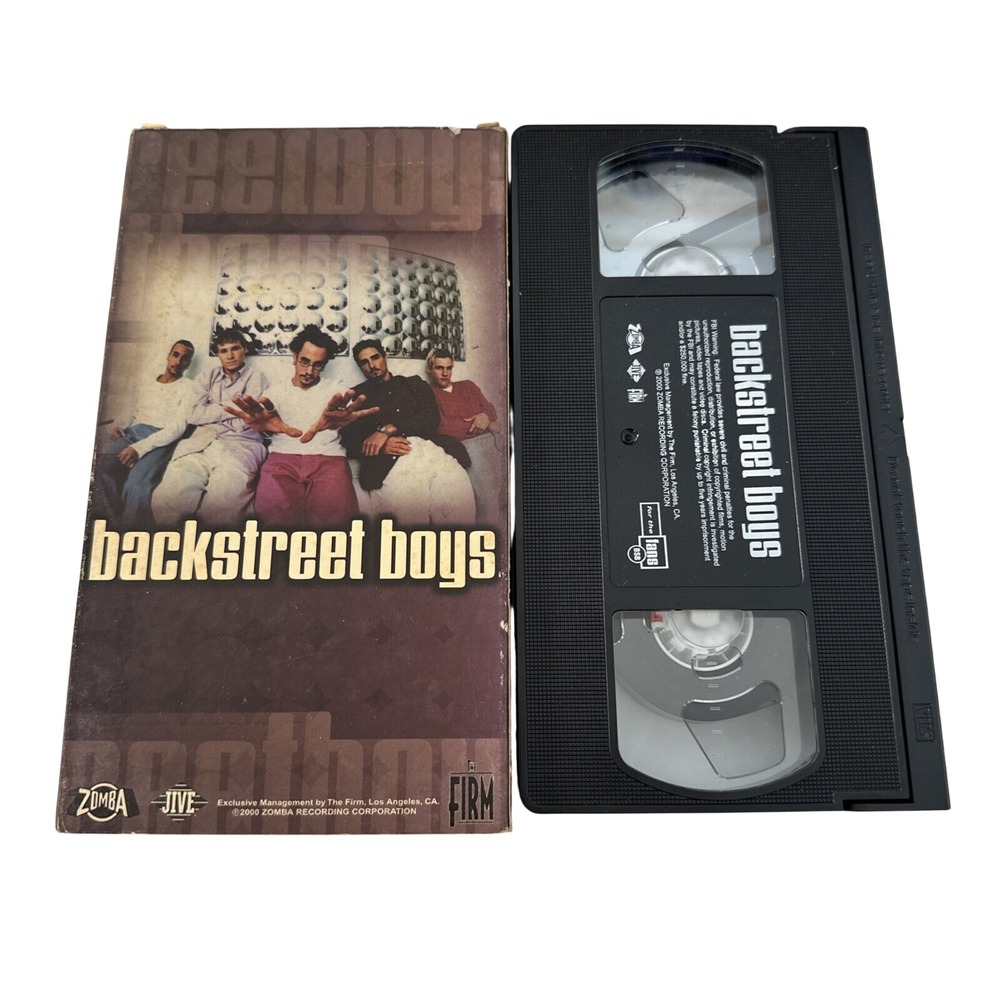 Backstreet Boys For The Fans VHS 2000 Exclusive Live Performances Jive Zomba